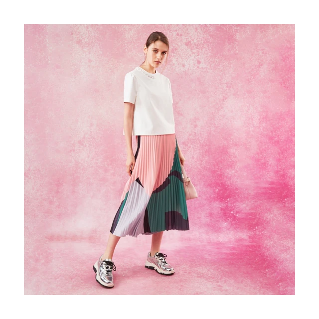 Le Polka 拼色條紋七分袖罩衫 M 歷史價格詳細信息