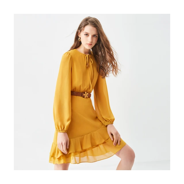 【Le Polka】腰彈性鬆緊合褶設計長寬褲-女 歷史價格詳細信息