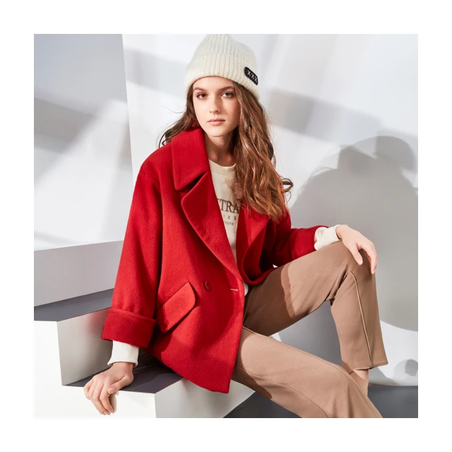 【Le Polka】玫瑰粉短版針織外套-女 歷史價格詳細信息