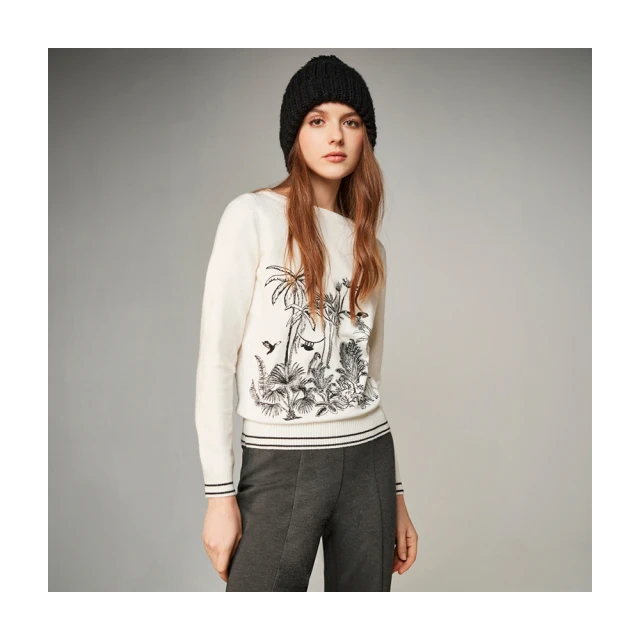 【Le Polka】線形長頸鹿設計短袖上衣-女 歷史價格詳細信息