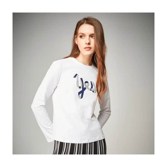 【Le Polka】印花基本合身短袖圓領Ｔ恤-女 歷史價格詳細信息