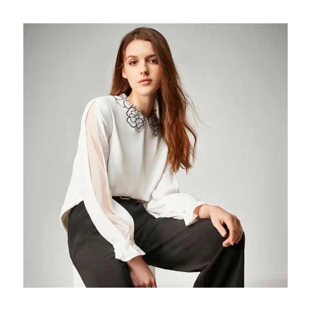 【Le Polka】跳色百搭開岔針織寬褲-女(長褲) 歷史價格詳細信息