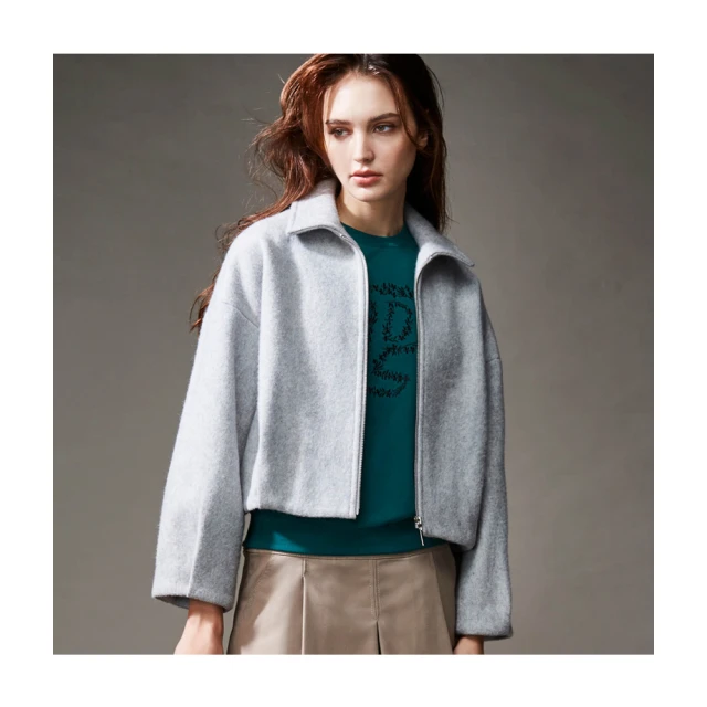 【Le Polka】羊毛高質感翻領拋袖外套-女 歷史價格詳細信息