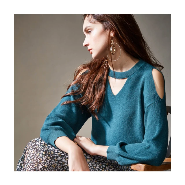 【Le Polka】知性格紋側腰圓環上衣 歷史價格詳細信息