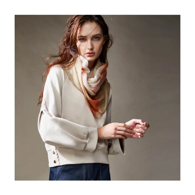 【Le Polka】造型褲口微喇叭七分褲-女 歷史價格詳細信息