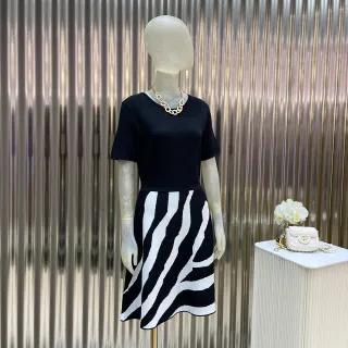 斑馬紋針織包女春夏2023新款大容量單肩包時尚韓風小眾手提腋下包-Misaki精品 歷史價格詳細信息