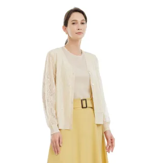 【JESSICA】氣質甜美蕾絲小香風紐扣短版外套232201 歷史價格詳細信息