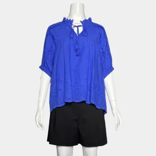 【Jessica Red】寬鬆休閒百搭連帽棉質混紡帽T 824361（藍） 歷史價格詳細信息