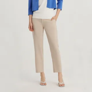 【Jessica Red】百搭舒適修身窄腳亞麻混紡褲823125（綠） 歷史價格詳細信息