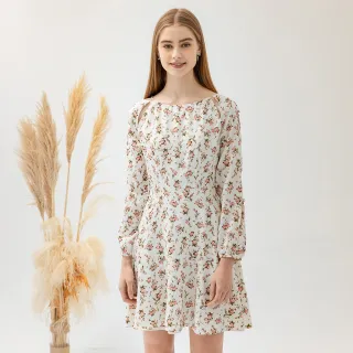 【JESSICA】浪漫復古荷葉邊收腰花卉蕾絲洋裝J30466 歷史價格詳細信息