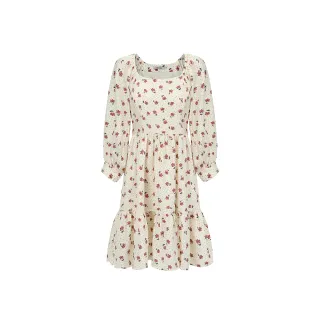 法式浪漫小雛菊度假風系帶吊帶裙 後背鬆緊復古碎花收腰顯瘦吊帶洋裝 夏日洋裝 性感短裙 抹胸式甜美洋裝 綁帶洋裝 紫-伽美服飾 歷史價格詳細信息