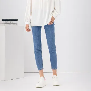 【Jessica Red】百搭舒適修身窄腳亞麻混紡褲823125（綠） 歷史價格詳細信息