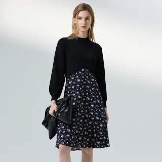 【JESSICA】復古千鳥格紋短袖圓領洋裝232373 歷史價格詳細信息