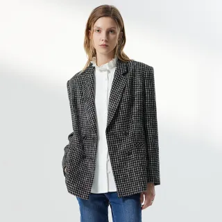 【JESSICA】復古千鳥格紋短袖圓領洋裝232373 歷史價格詳細信息