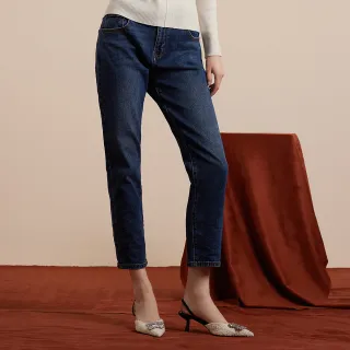 【Jessica Red】百搭舒適修身窄腳亞麻混紡褲823125（綠） 歷史價格詳細信息