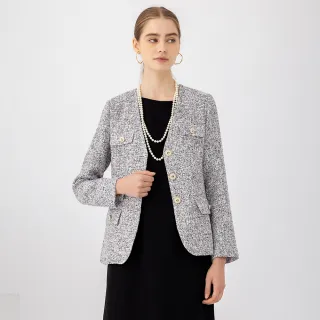 【JESSICA】復古千鳥格紋短袖圓領洋裝232373 歷史價格詳細信息