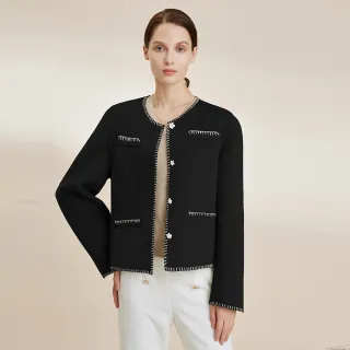 外套 黑色 百搭 短版 上衣 夾克衫 洋氣歐美風 棒球服 女 歷史價格詳細信息