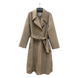 【EPISODE】英倫風經典百搭雙排釦長風衣外套E30652（深藍） 歷史價格詳細信息