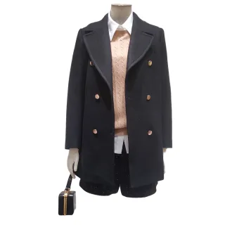 【JESSICA】經典斜紋百搭雙口袋西裝外套J35018（棕） 歷史價格詳細信息