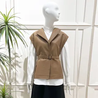 【JESSICA】帥氣黑白千鳥格紋雙排扣拼接外套 歷史價格詳細信息