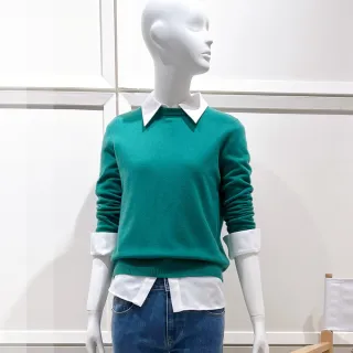 【JESSICA】簡約百搭圓領棉質長袖T恤J30532（薄荷綠） 歷史價格詳細信息