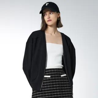 【Jessica Red】簡約百搭翻領口袋羊毛短外套824Z0Q（棕） 歷史價格詳細信息