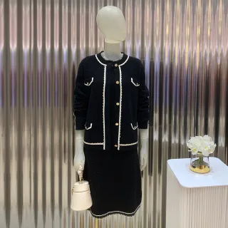 小香風黑色羊羔毛絨外套女春秋冬季高級設計感小眾炸街毛茸茸上衣 歷史價格詳細信息