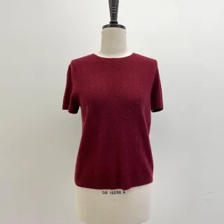 【EPISODE】簡約拼色V領短袖針織衫143514 歷史價格詳細信息