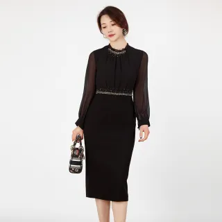 【EPISODE】氣質修身絲滑印花雪紡無袖洋裝143744 歷史價格詳細信息