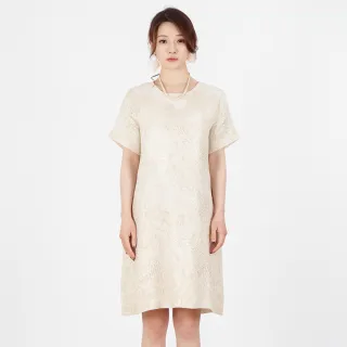 【JESSICA】典雅復古幾何印花收腰無袖長洋裝233375 歷史價格詳細信息