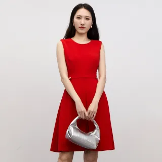 【JESSICA】高雅氣質收腰顯瘦圓領無袖洋裝224372（黑） 歷史價格詳細信息