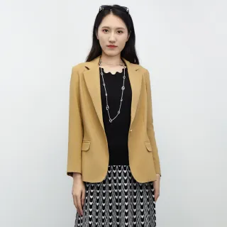 【EPISODE】百搭帥氣幹練雙排扣長馬甲背心123291（灰褐） 歷史價格詳細信息