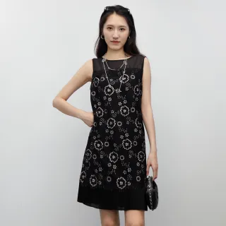 【JESSICA】帥氣黑白千鳥格紋雙排扣拼接外套 歷史價格詳細信息