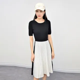 【EPISODE】氣質優雅素色圓領雙口袋設計小香風無袖洋裝142904 歷史價格詳細信息