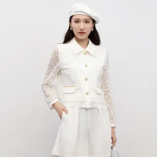 小香風蕾絲外套 粉紅控 貴婦名媛 金蔥外套 香奈兒風格 歷史價格詳細信息