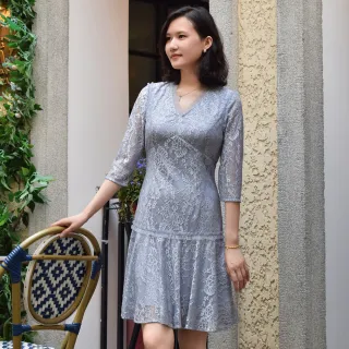 【JESSICA】高雅氣質收腰顯瘦圓領無袖洋裝224372（黑） 歷史價格詳細信息