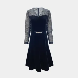 【EPISODE】英倫風經典百搭雙排釦長風衣外套E30652（深藍） 歷史價格詳細信息