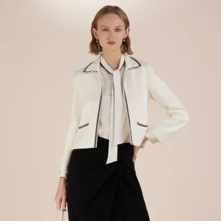 【EPISODE】百搭帥氣幹練雙排扣長馬甲背心123291（灰褐） 歷史價格詳細信息