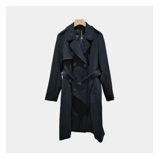 【EPISODE】英倫風經典百搭雙排釦長風衣外套E30652（深藍） 價格比較,價格查詢,歷史價格詳細信息