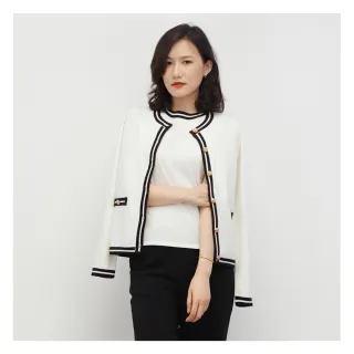 【EPISODE】簡約拼色V領短袖針織衫143514 歷史價格詳細信息