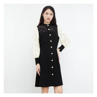 【JESSICA】復古千鳥格紋短袖圓領洋裝232373 歷史價格詳細信息