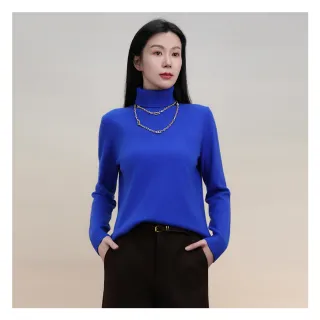 【EPISODE】保暖柔軟羊絨羊毛編織立領針織毛衣135511（藍） 歷史價格詳細信息