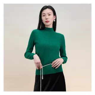 【EPISODE】保暖柔軟羊絨羊毛編織立領針織毛衣135511（藍） 歷史價格詳細信息