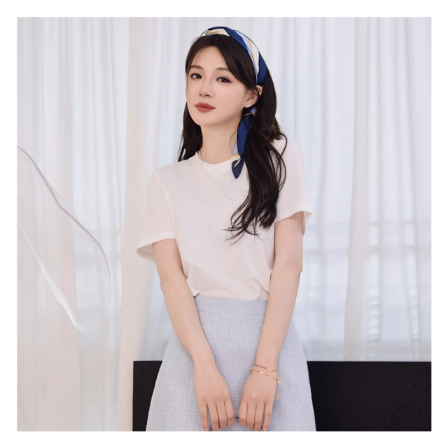 【JESSICA】簡約百搭圓領棉質長袖T恤J30532（薄荷綠） 歷史價格詳細信息