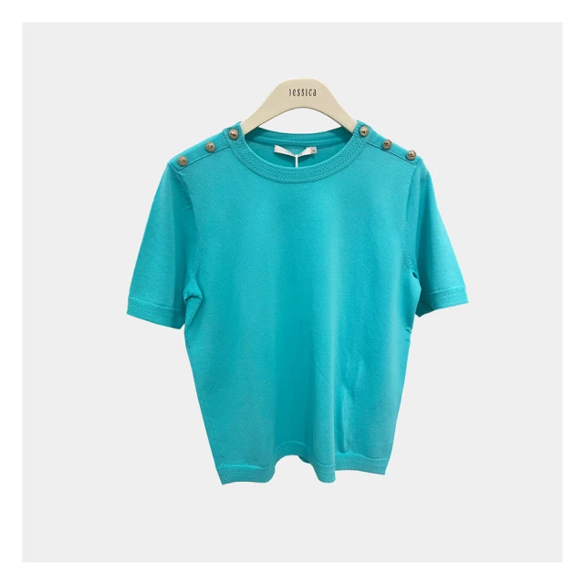 【JESSICA】簡約百搭圓領棉質長袖T恤J30532（薄荷綠） 歷史價格詳細信息