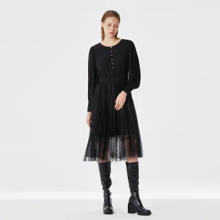 【JESSICA】復古千鳥格紋短袖圓領洋裝232373 歷史價格詳細信息