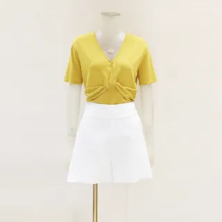 【JESSICA】時尚百搭顯瘦折邊五分寬褲224322（黑） 歷史價格詳細信息