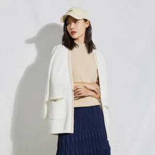 【JESSICA】經典斜紋百搭雙口袋西裝外套J35018（棕） 歷史價格詳細信息