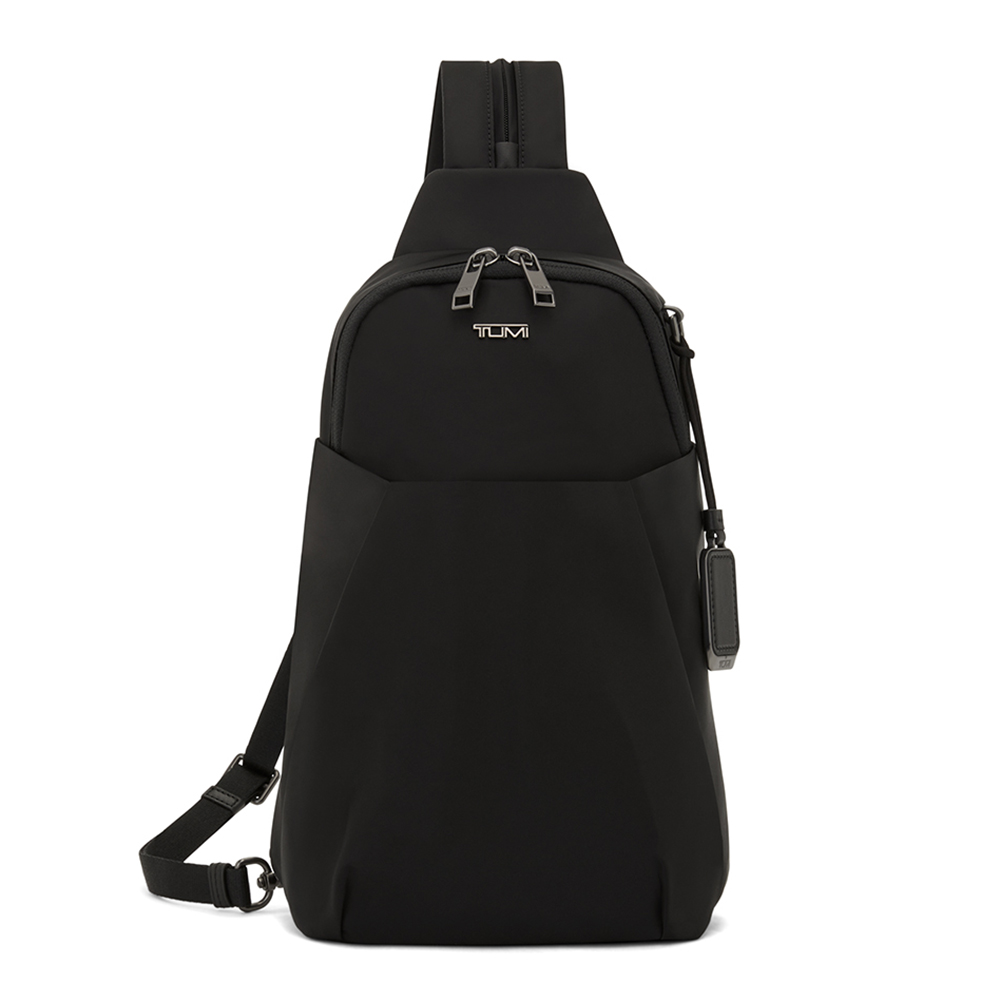 TUMI Black Leather Nylon Lanyard w ID Badge Holder NWT 歷史價格詳細信息