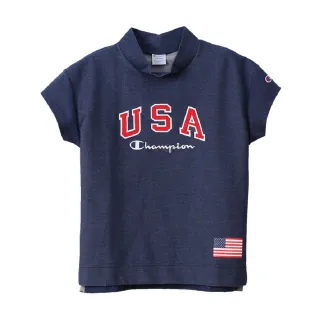 【Champion】官方直營-Womens彩色Logo寬鬆短袖Tee-女(深藍色) 歷史價格詳細信息